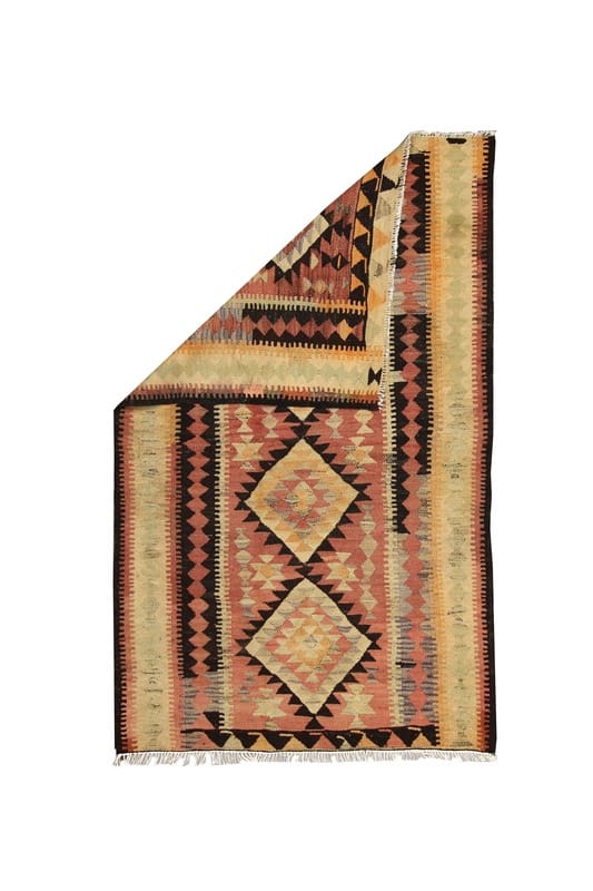 Kelim Teppich 228x139 cm, hochwertige Verarbeitung, handgewebt