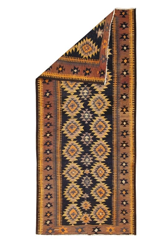 Kelim Teppich 329x149 cm – Hochwertig handgewebt aus Kerman
