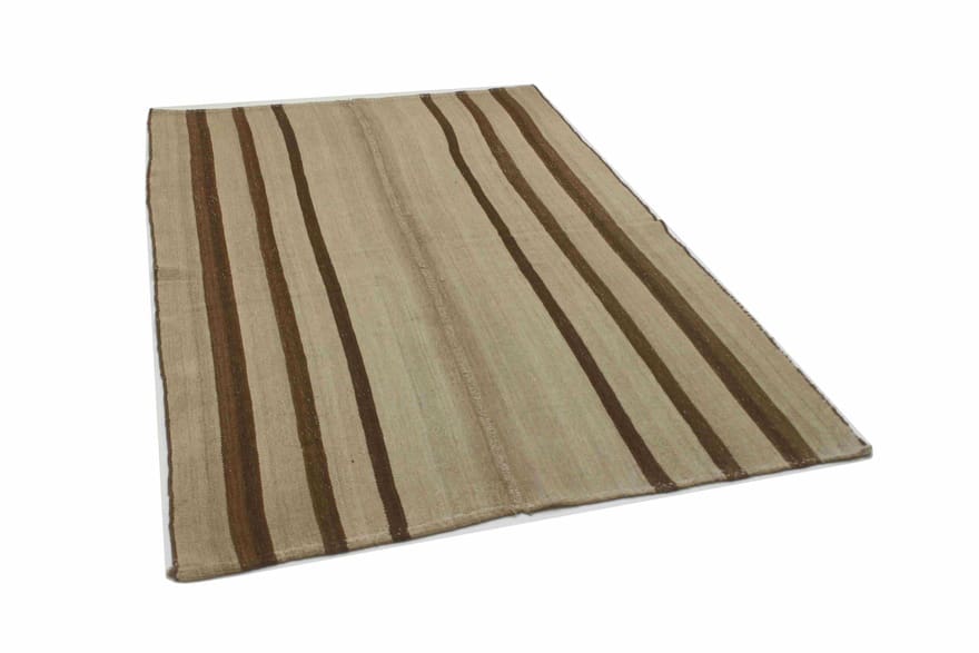 Kelim Teppich 222x144 cm, traditionell gewebt, Orientteppich