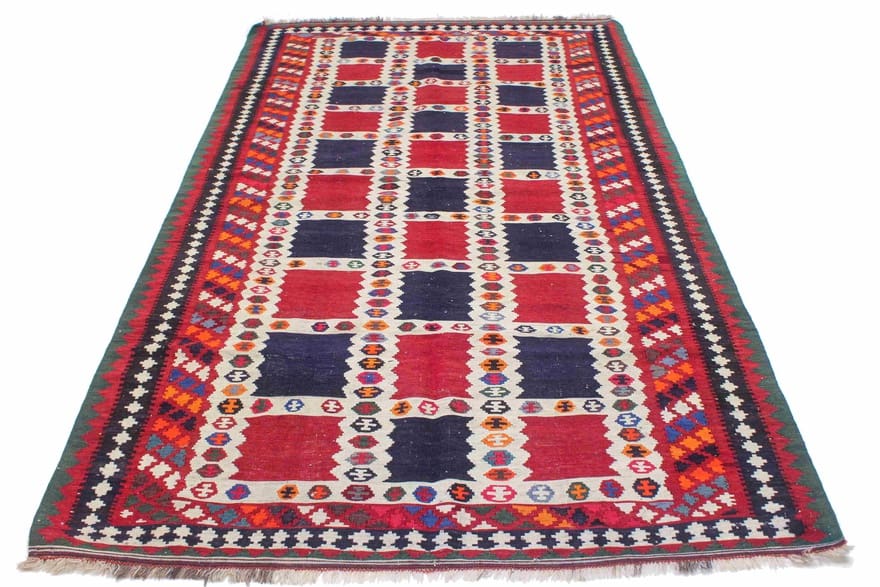 Kelim Gaschgai 305x164 cm - Handgewebt, traditioneller Orientteppich