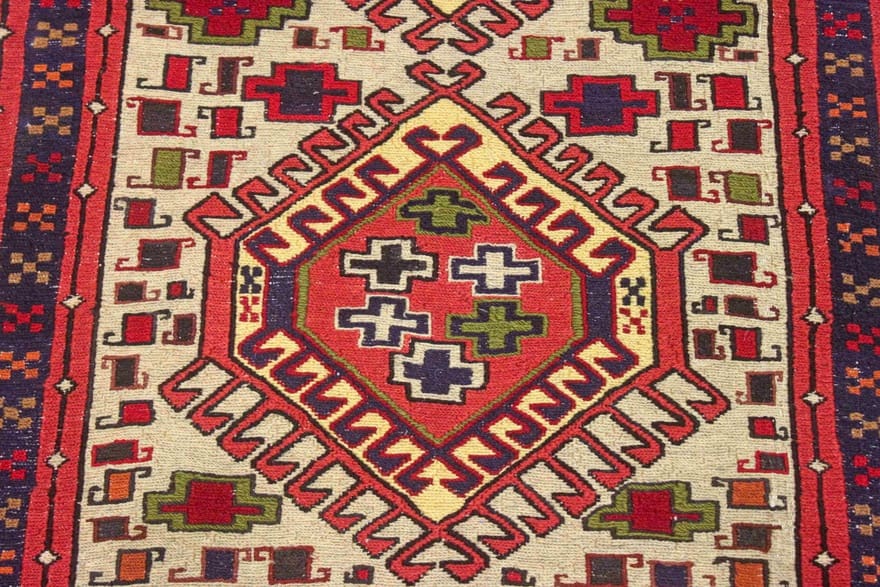 Kelim Gaschgai Teppich 194x81 cm – handgewebt, traditionell orientalisch