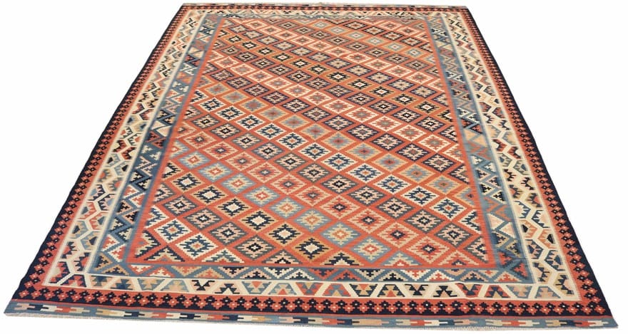 Kelim Teppich 390x307 cm – Traditionell gewebt, Orientteppich