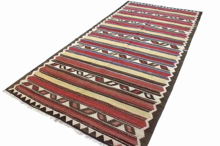 Kelim Bakhtiari Teppich 342x168 cm - traditionell handgewebt