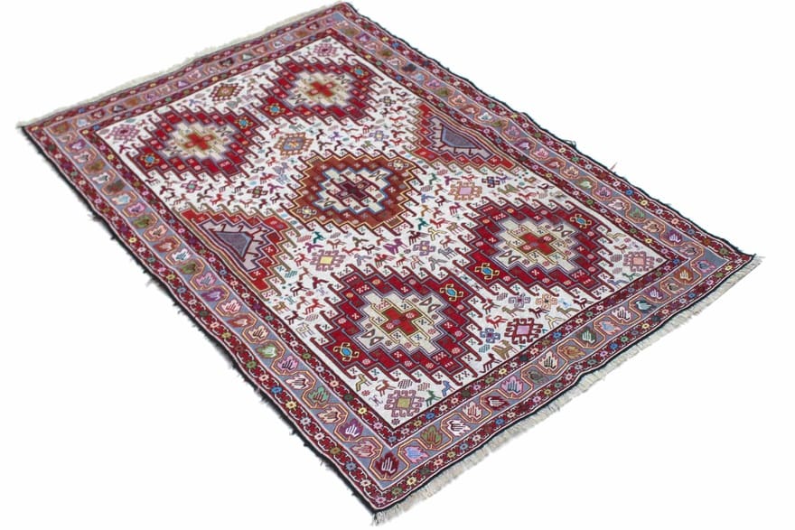 Kelim Silk Teppich 144x99 cm – Tradition aus dem Orient, handgewebt