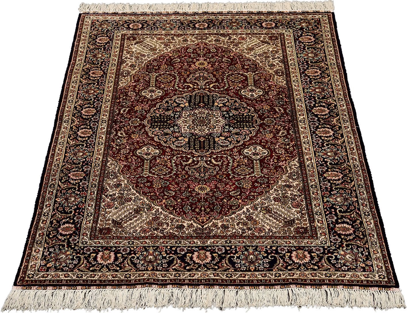 Hereke Orientteppich 96 x 151 cm, 900.000 Knoten, handgeknüpft