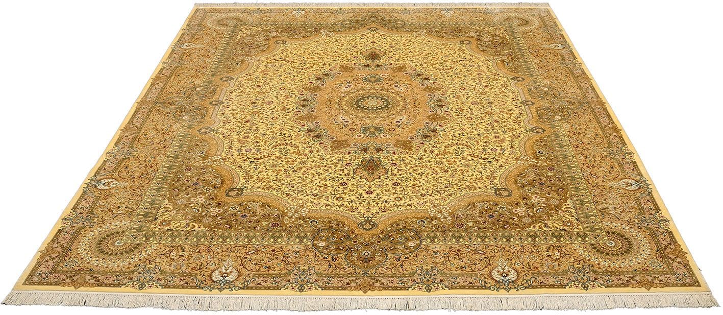 Hereke Seidenteppich 249 x 311cm handgeknüpft