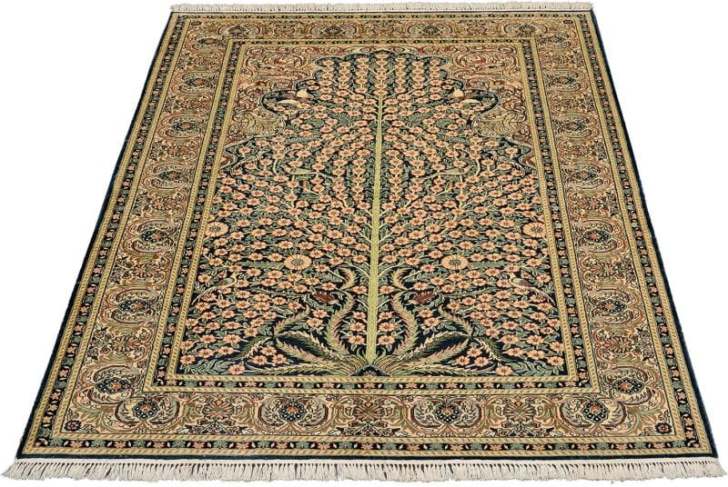 Hereke Orientteppich 130 x 191 cm handgeknüpft