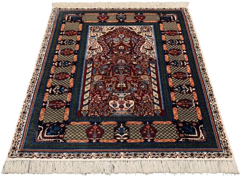 Hereke Teppich 125 x 181cm Seide, handgeknüpft