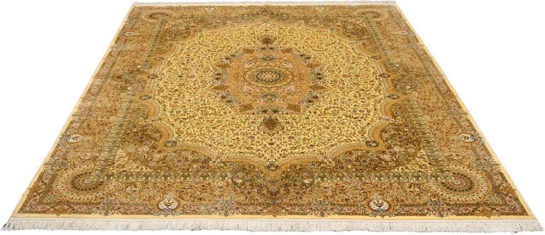 Hereke Teppich 250 x 311 cm Seide, handgeknüpft