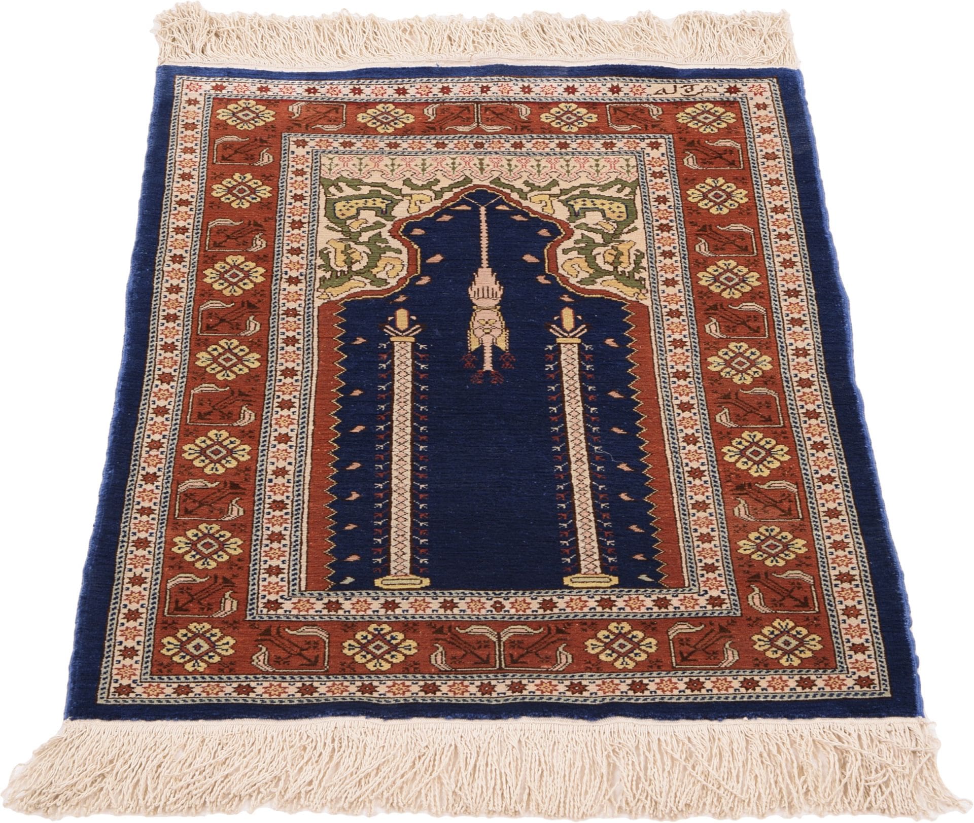Hereke Orientteppich 52 x 74cm handgeknüpft