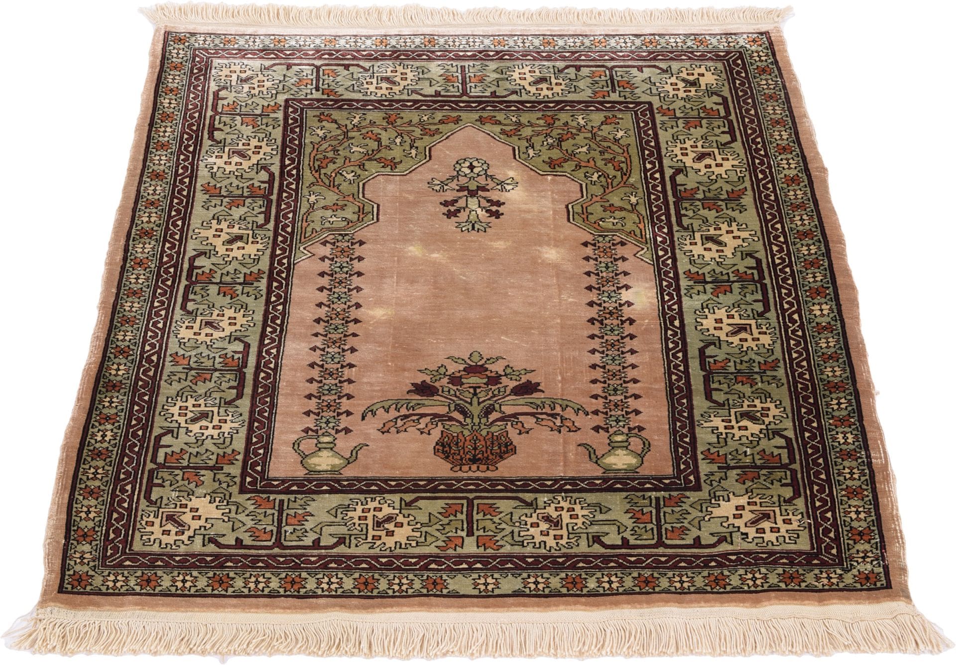 Hereke Orientteppich 54 x 68 cm handgeknüpft