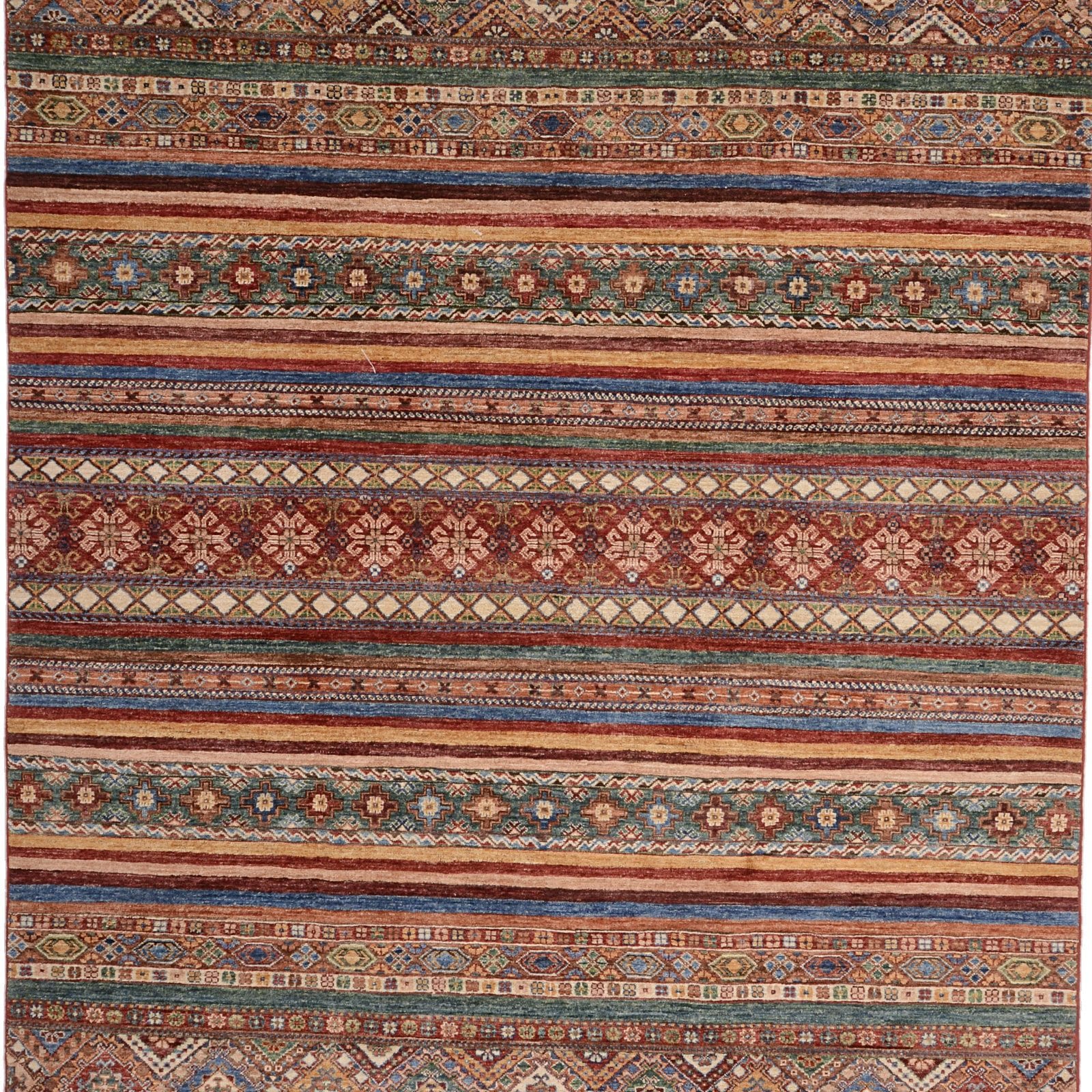 Samarkand Orientteppich 205 x 291 cm - Handgeknüpft, Wolle