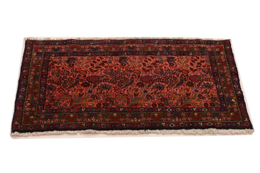 Rudbar Orientteppich 117x63 cm, handgeknüpft, stilvolles Design