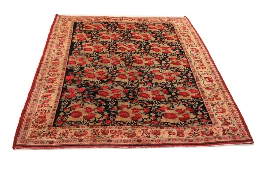 Afshar Teppich 245x179 cm – Antik, handgeknüpft, 100% Schurwolle