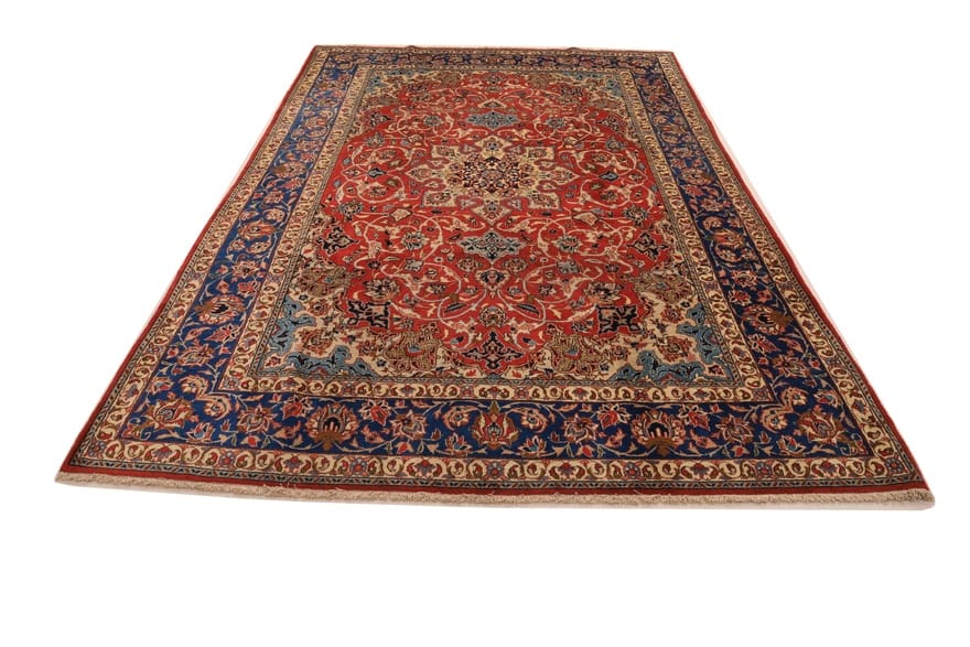 Isfehan Teppich 320x201 cm, 650.000 Knoten, handgeknüpft, Perserteppich