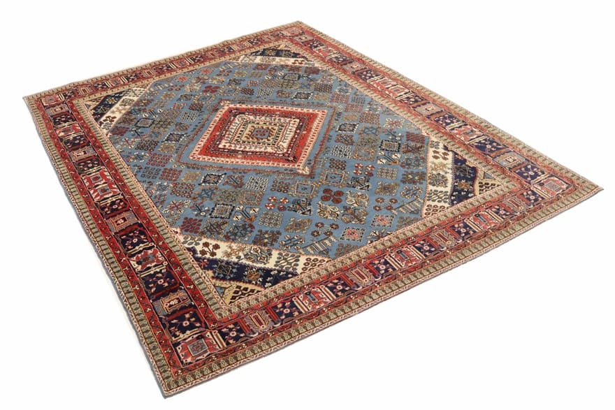 Orientteppich Meymeh 309x234 cm, 100% Wolle, handgeknüpft H1