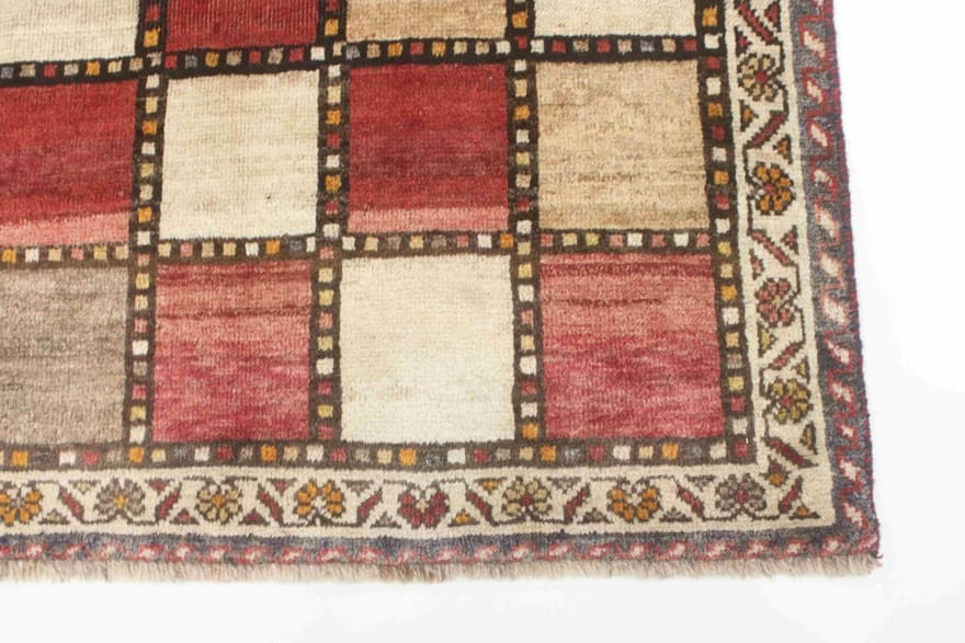 Antiker Ghashghai Teppich 186x111 cm, 160.000 Knoten – handgeknüpft