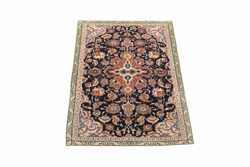 Isfahan Teppich 114x69 cm | 650.000 Knoten | Perserteppich handgeknüpft