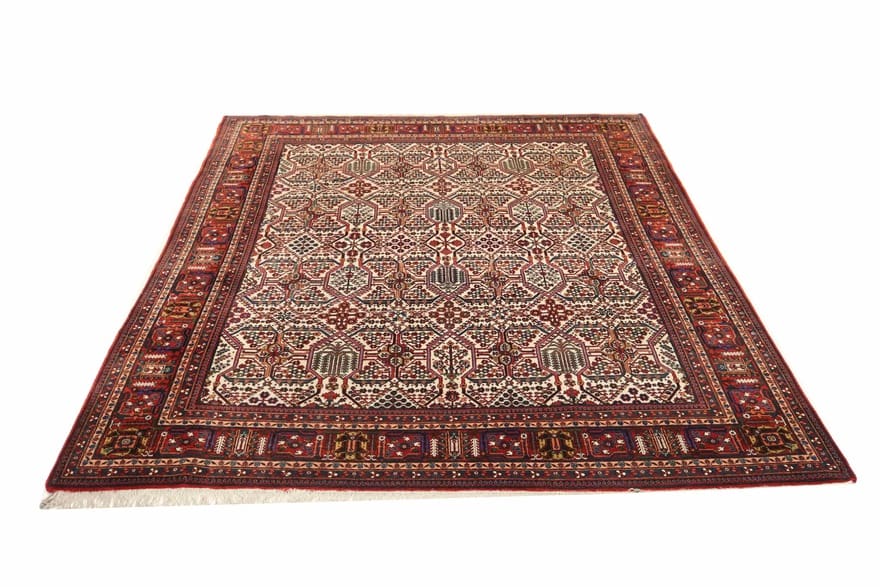 Isfahan-Teppich 327x244cm, 650.000 Knoten, handgeknüpft, Perserteppich
