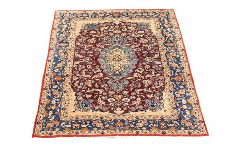 Isfahan Teppich 173x111 cm, 1 Mio. Knoten, handgeknüpft, Perserteppich