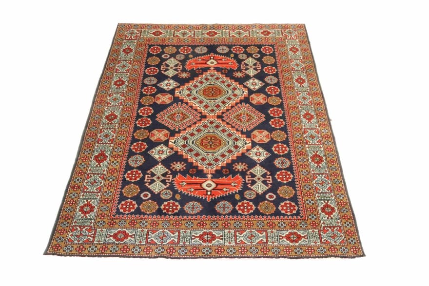 Orientteppich Russ 202x128 cm, mittelfein geknüpft, einzigartig
