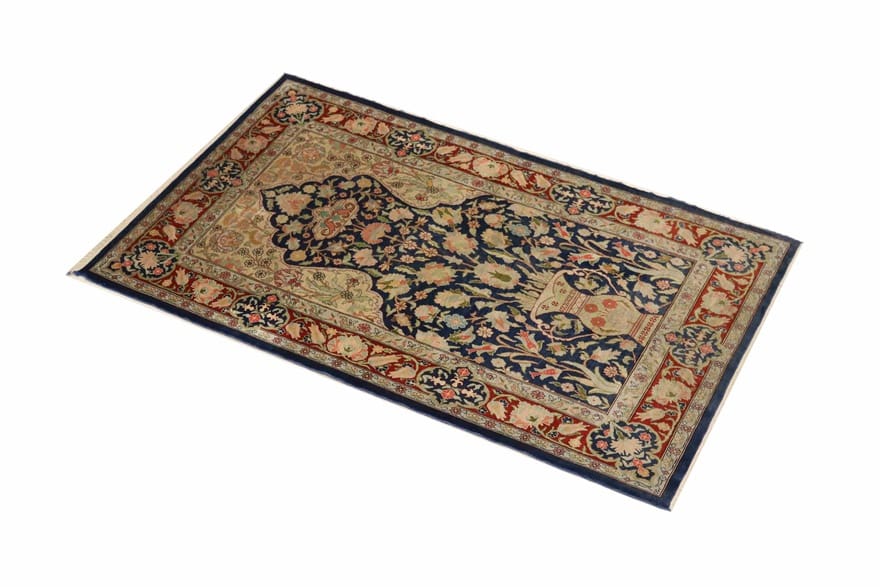 Hereke Seide Teppich 112x69 cm – Handgeknüpft, Luxus Orientteppich