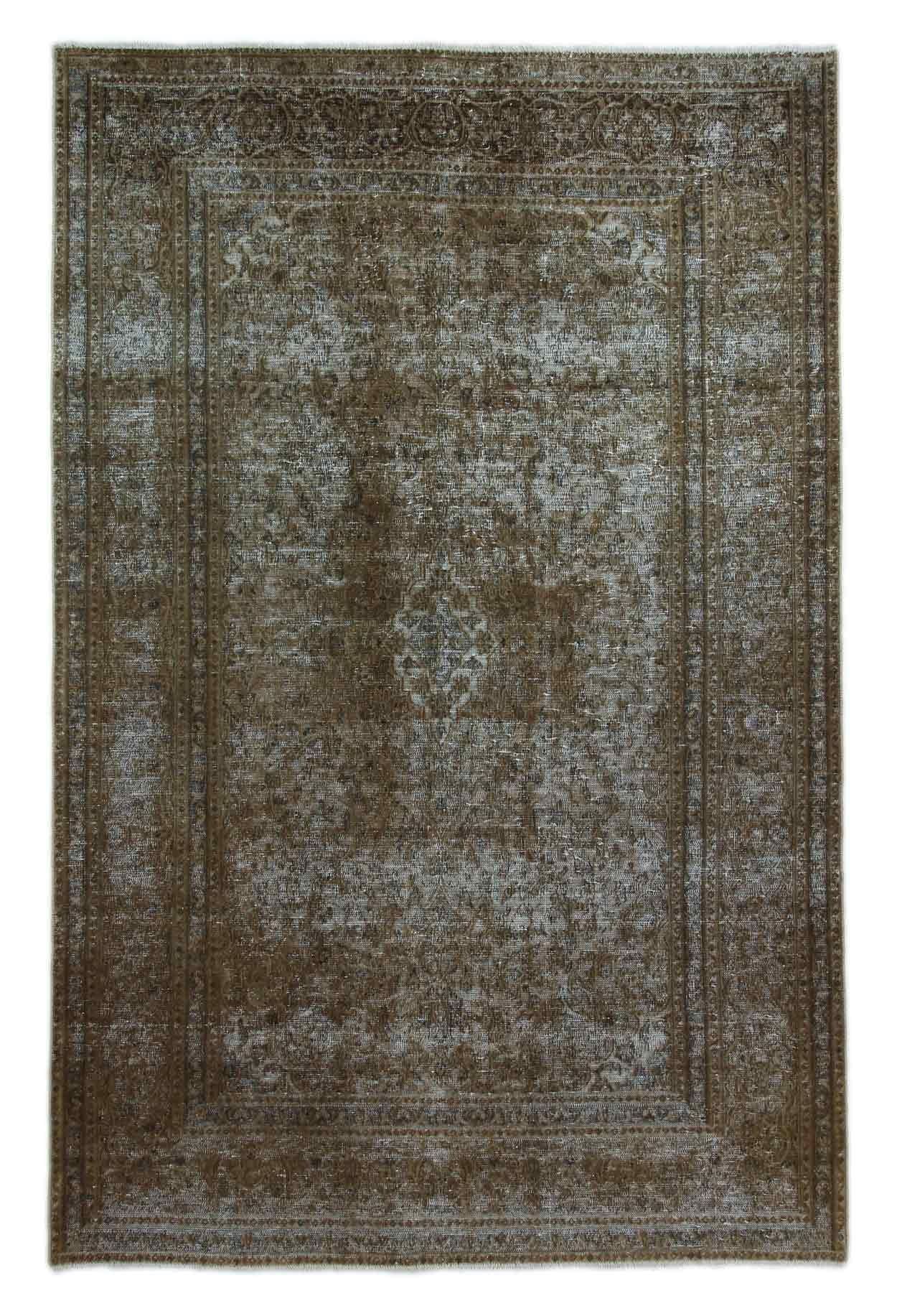 Vintage Orientteppich 295 x 192 cm, handgeknüpft, einzigartig