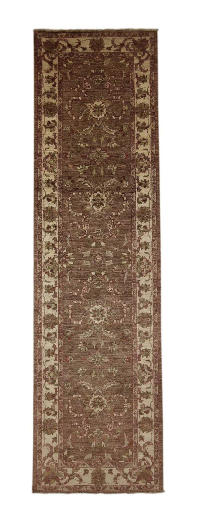 Ziegler Orientteppich 294 x 82 cm, 200.000 Knoten, handgeknüpft