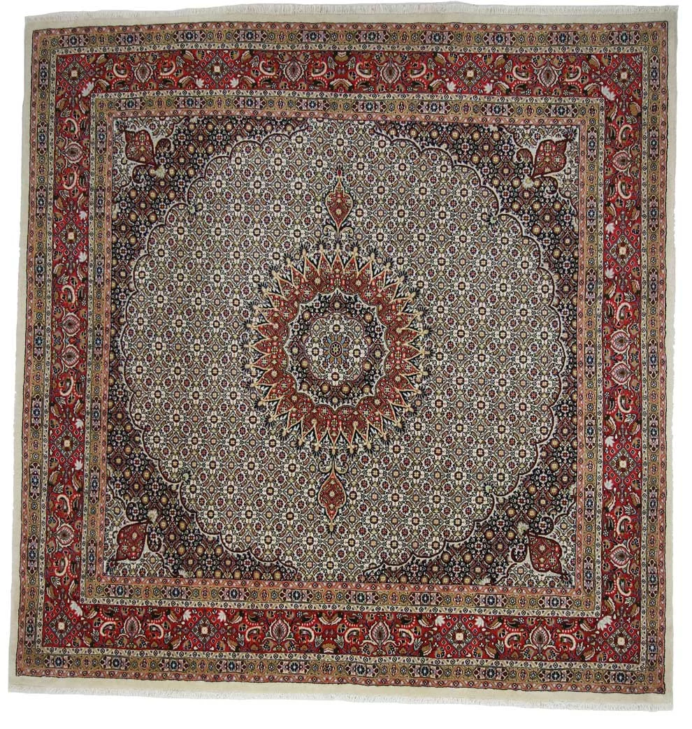 Orientteppich Moud 249 x 241 cm, 360.000 Knoten, handgeknüpft
