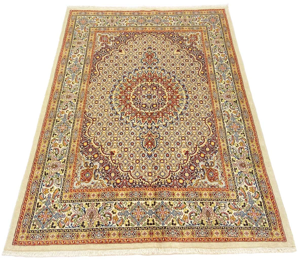 Moud Orientteppich 205 x 147 cm, 360.000 Knoten, handgeknüpft