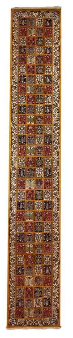 Moud Orientteppich 496 x 83 cm, 360.000 Knoten, handgeknüpft