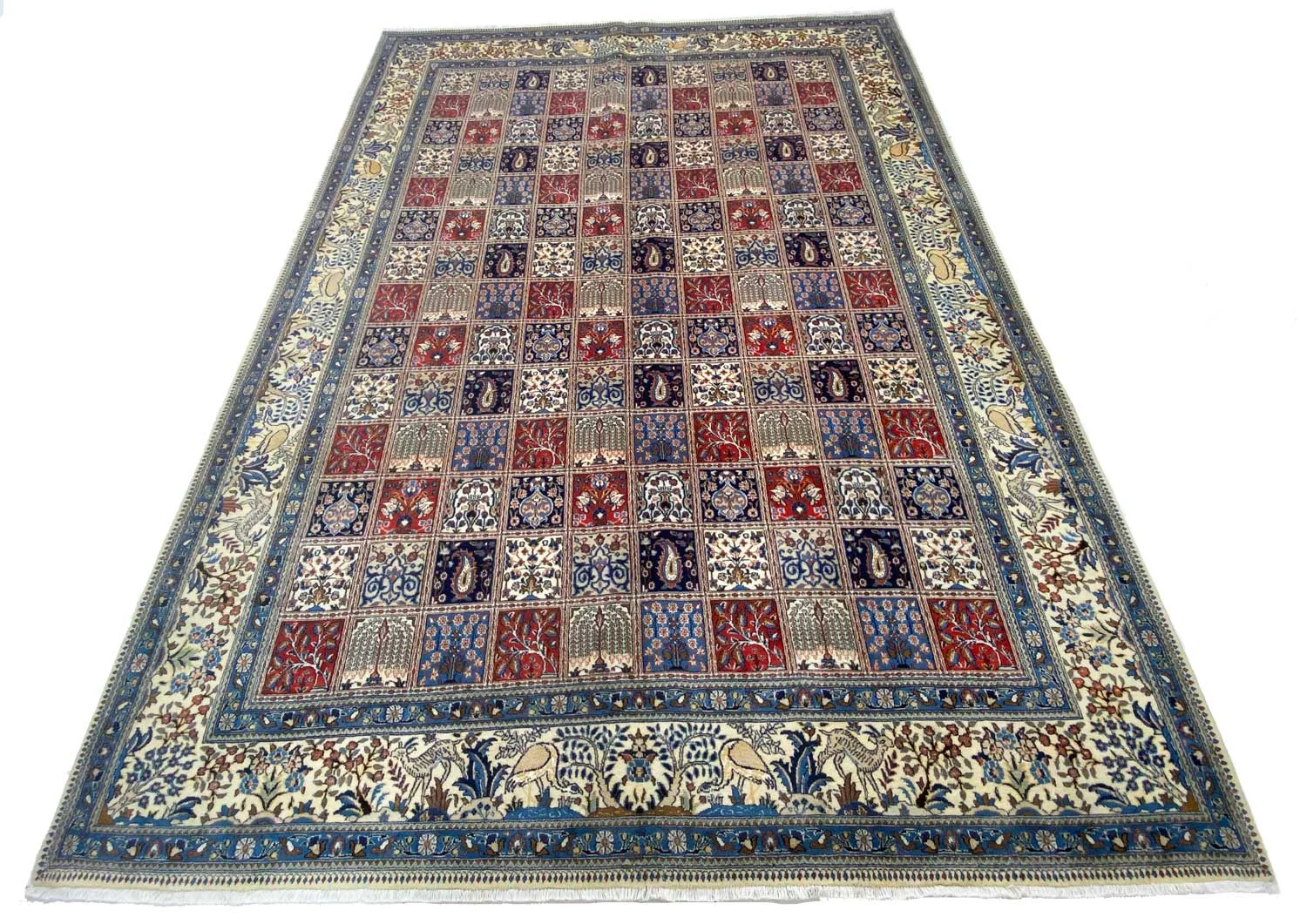 Orientteppich Moud 354 x 249 cm, 360.000 Knoten, handgeknüpft