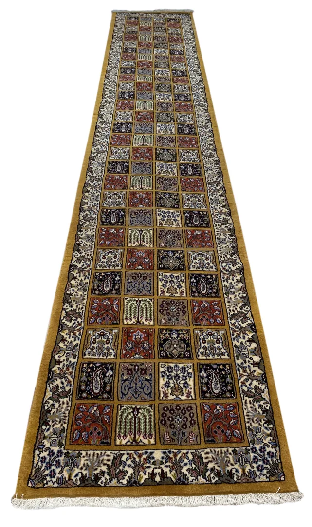 Moud Orientteppich 496 x 83 cm, 360.000 Knoten, handgeknüpft