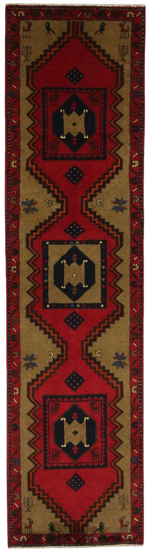 Ghashghai Orientteppich 259 x 68 cm, 250.000 Knoten, handgeknüpft