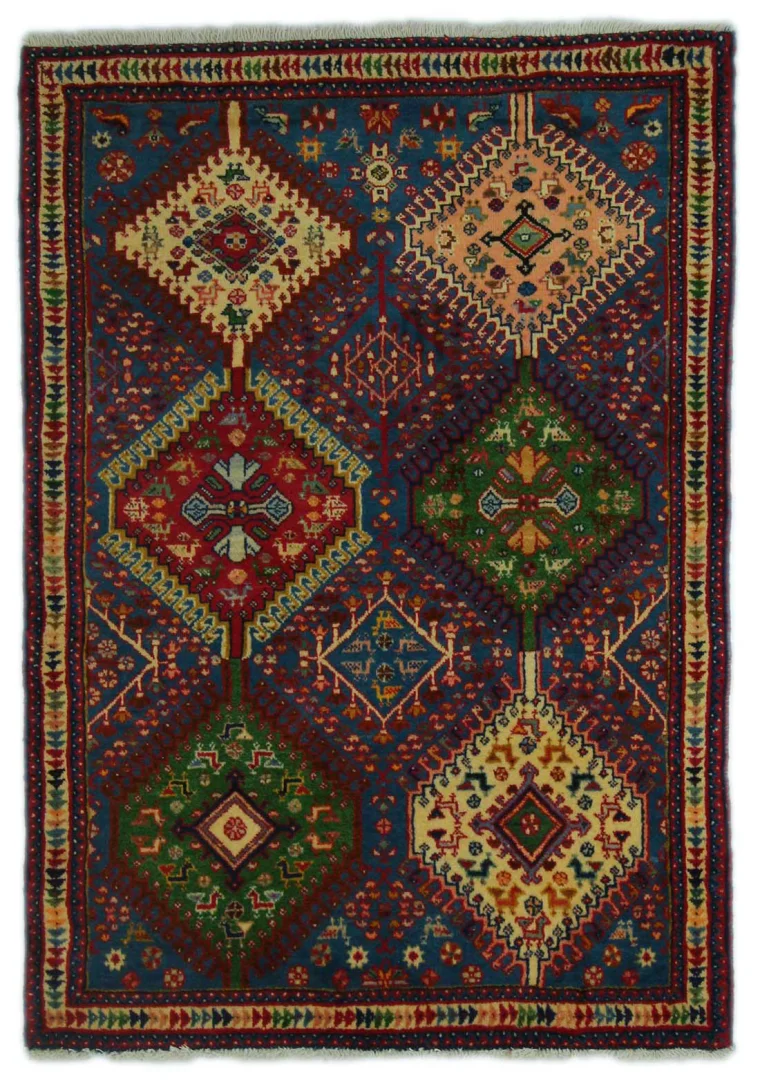 Ghashghai Orientteppich 158 x 111 cm, 250.000 Knoten, handgeknüpft