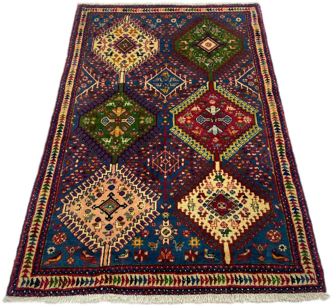 Ghashghai Orientteppich 158 x 111 cm, 250.000 Knoten, handgeknüpft