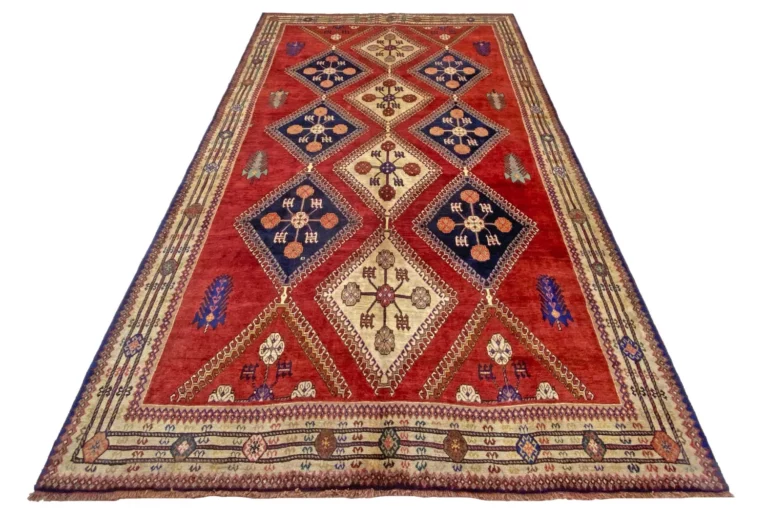 Ghashghai Teppich 336 x 201 cm, 250000 Knoten, handgeknüpft