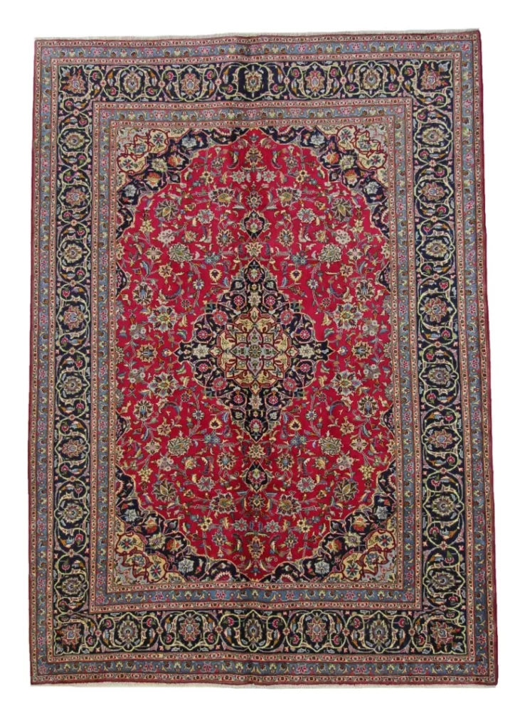 Kashmar Orientteppich 290 x 204 cm, 300000 Knoten, handgeknüpft