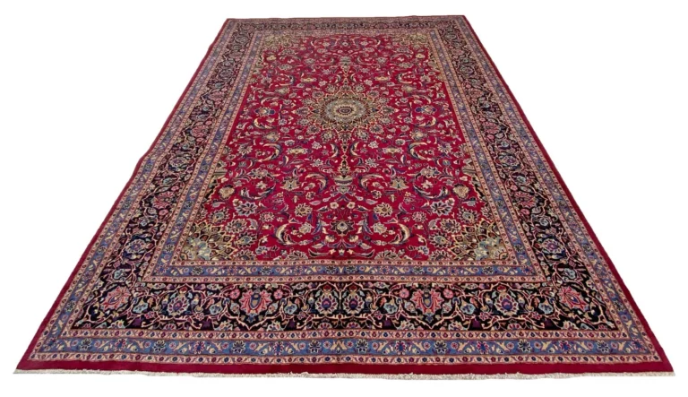 Kashmar 345 x 256 cm Orientteppich, Zirkhaki-Muster, handgeknüpft