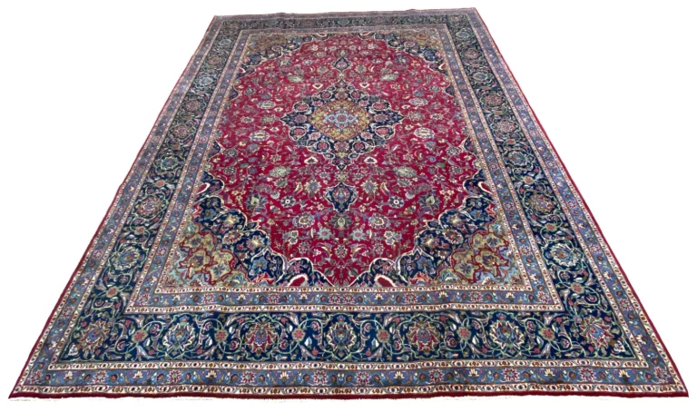 Kashmar Orientteppich 410 x 308 cm, 300000 Knoten, handgeknüpft
