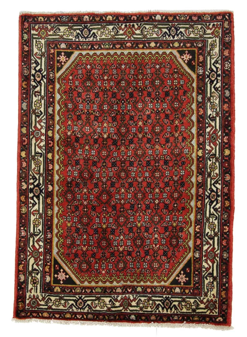Orientteppich Hosseinabad 150 x 105 cm, 200.000 Knoten, handgeknüpft