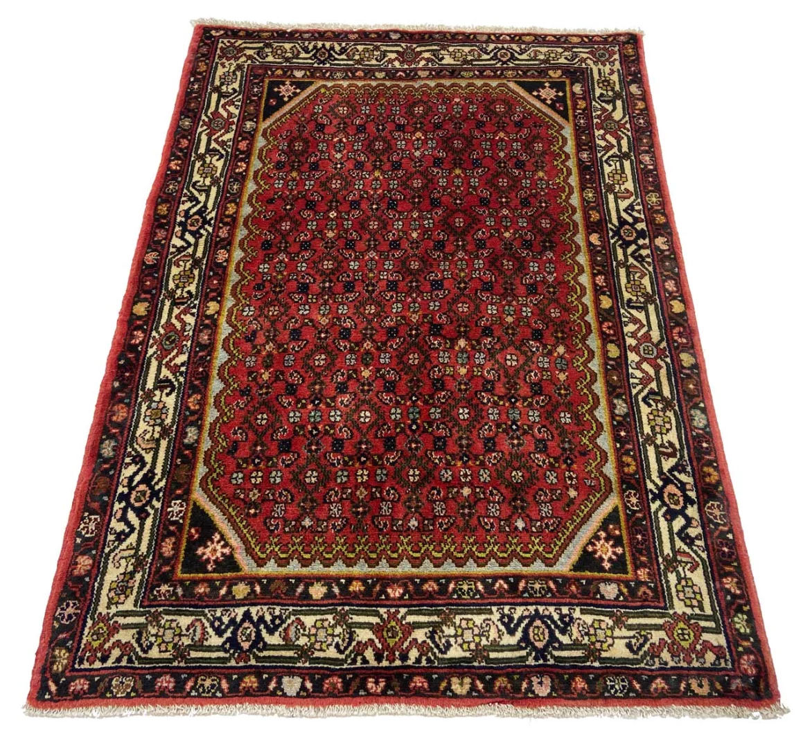 Orientteppich Hosseinabad 150 x 105 cm, 200.000 Knoten, handgeknüpft