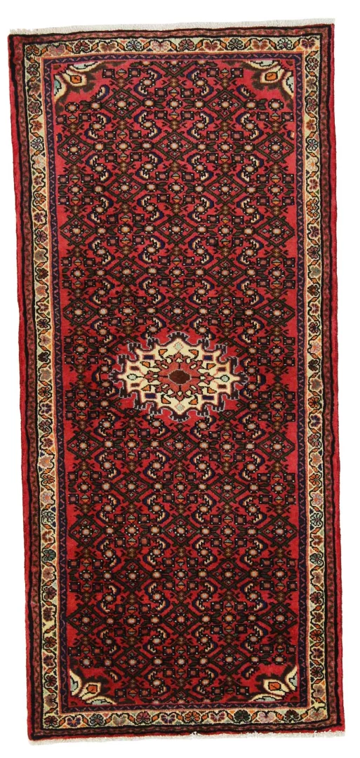 Orientteppich Hosseinabad 177 x 81 cm, 200.000 Knoten/m², handgeknüpft
