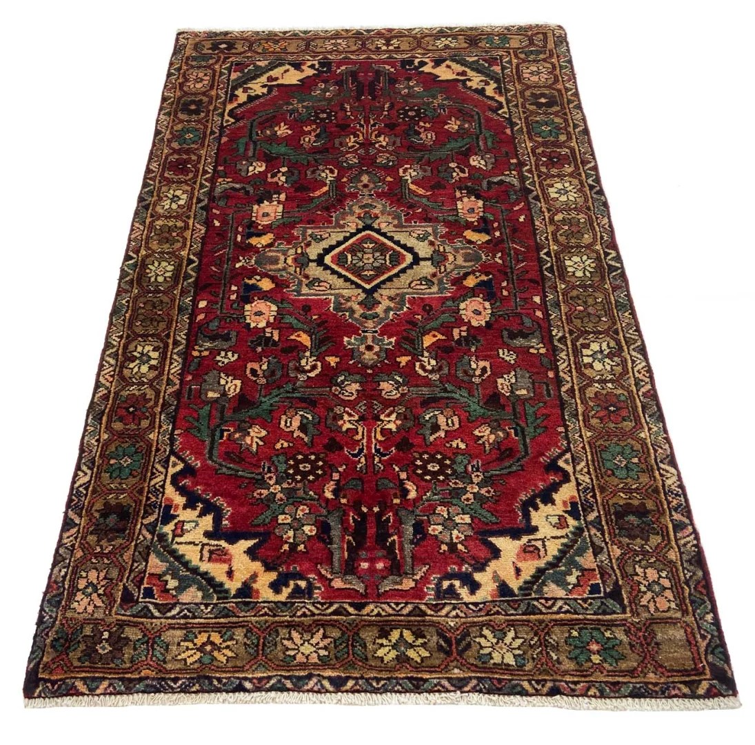 Persischer Hosseinabad Teppich 172 x 104 cm, 250.000 Knoten, handgeknüpft