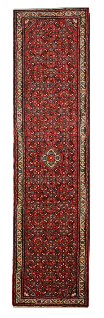 Orientteppich Hosseinabad 319 x 81 cm, 200.000 Knoten, handgeknüpft