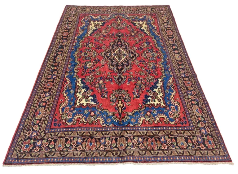 Hamadan Teppich 317 x 214 cm, 350000 Knoten/m², handgeknüpft