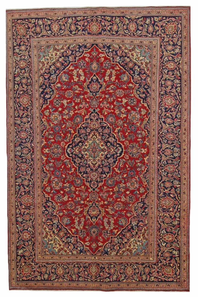 Keshan Orientteppich 310 x 201 cm, 150.000-300000 Knoten, handgeknüpft