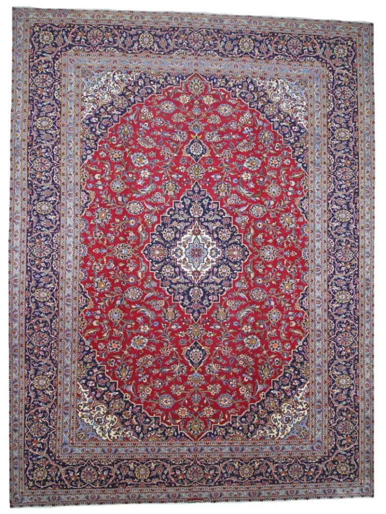 Keshan 394 x 294 cm | 150.000-300000 Knoten | handgeknüpft, Perserteppich