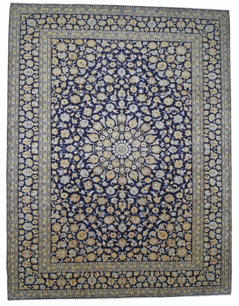 Keshan Orientteppich 402 x 306 cm – 300000 Knoten, handgeknüpft