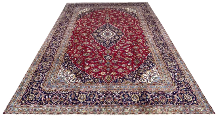 Keshan 394 x 294 cm | 150.000-300000 Knoten | handgeknüpft, Perserteppich